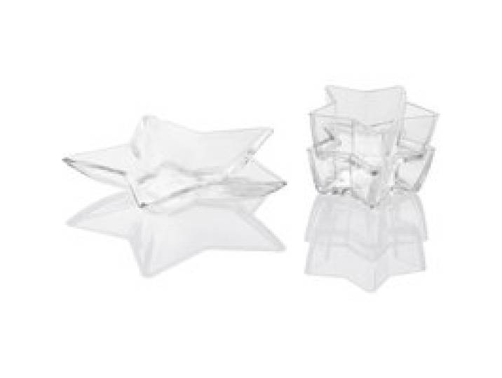 LIVARNO HOME Set de bols et plats de service en verre (étoile, 3 pièces)