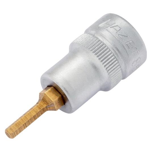 Hazet Schraubendreher-Steckschlüsseleinsatz 8801K-3 Vierkant10 mm (3/8 Zoll) Innen Sechskant Pr... (3 mm) (8801K-3)