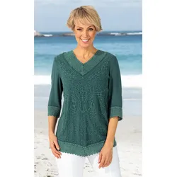 Viskose-Bluse in salbei in Größe 48 von DW-Shop, Salbei, 48