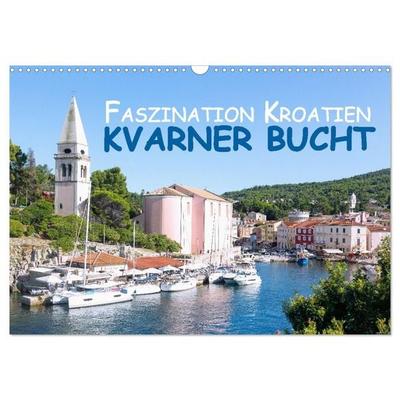 Faszination Kroatien – Kvarner Bucht (Wandkalender 2027 DIN A3 quer), CALVENDO Monatskalender