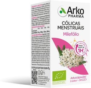 Arkocápsulas Cólicas Menstruais Milefólio Bio 30 cápsulas