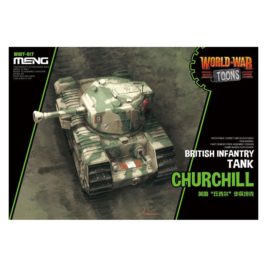 Meng-Model British Infantry Tank Churchill (CARTOON MODEL) (WWT-017)
