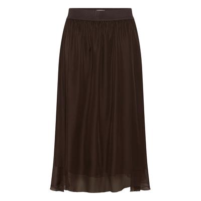 Midirock SAINT TROPEZ "Damen Rock CoralSZ", Damen, Gr. M, braun (molé), Obermaterial: 100% Polyester PES., Röcke