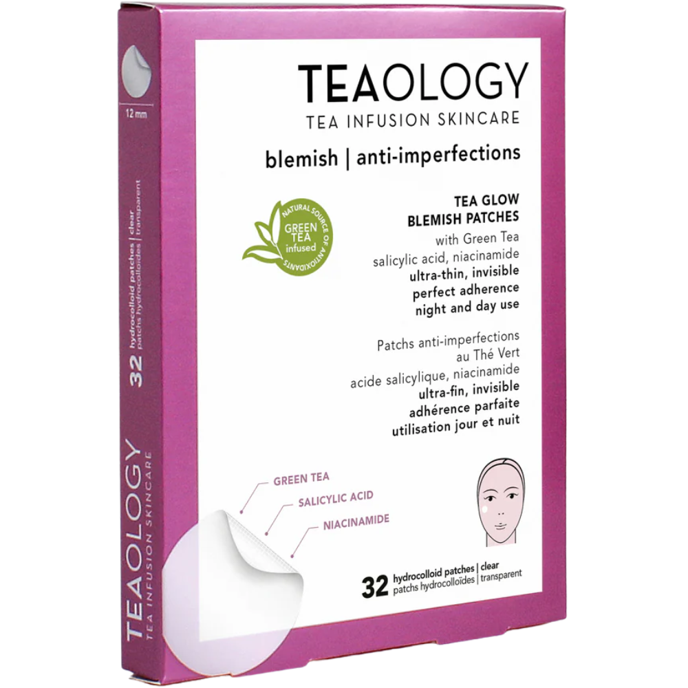 Teaology Green Tea Glow Blemish Invisible Patches 32&nbsp;un.