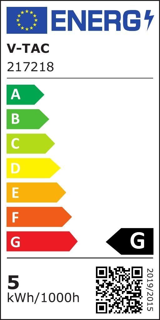 V-Tac Vt-2065-N Lampadina Led E27 5w St64 A Filamento Effetto Vintage Colore Ambrato Luce 1800k - 217218