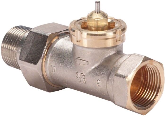 Danfoss Ventilgehäuse 20/8 013U0022 R3/4, Durchgang, matt vernickelt