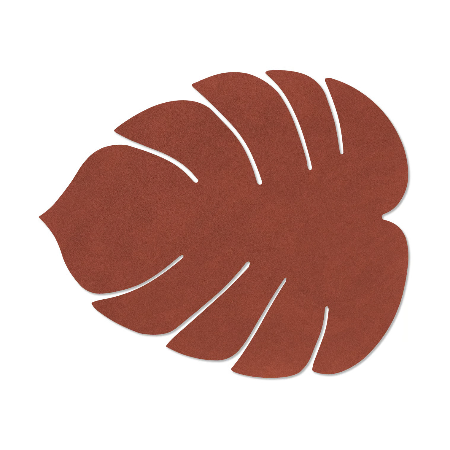 LIND DNA Monstera Leaf Nupo placemat Sienna