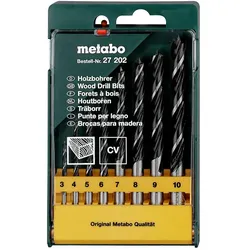 Metabo Holzbohrer-Kassette - 8 teiliges Set - 627202000