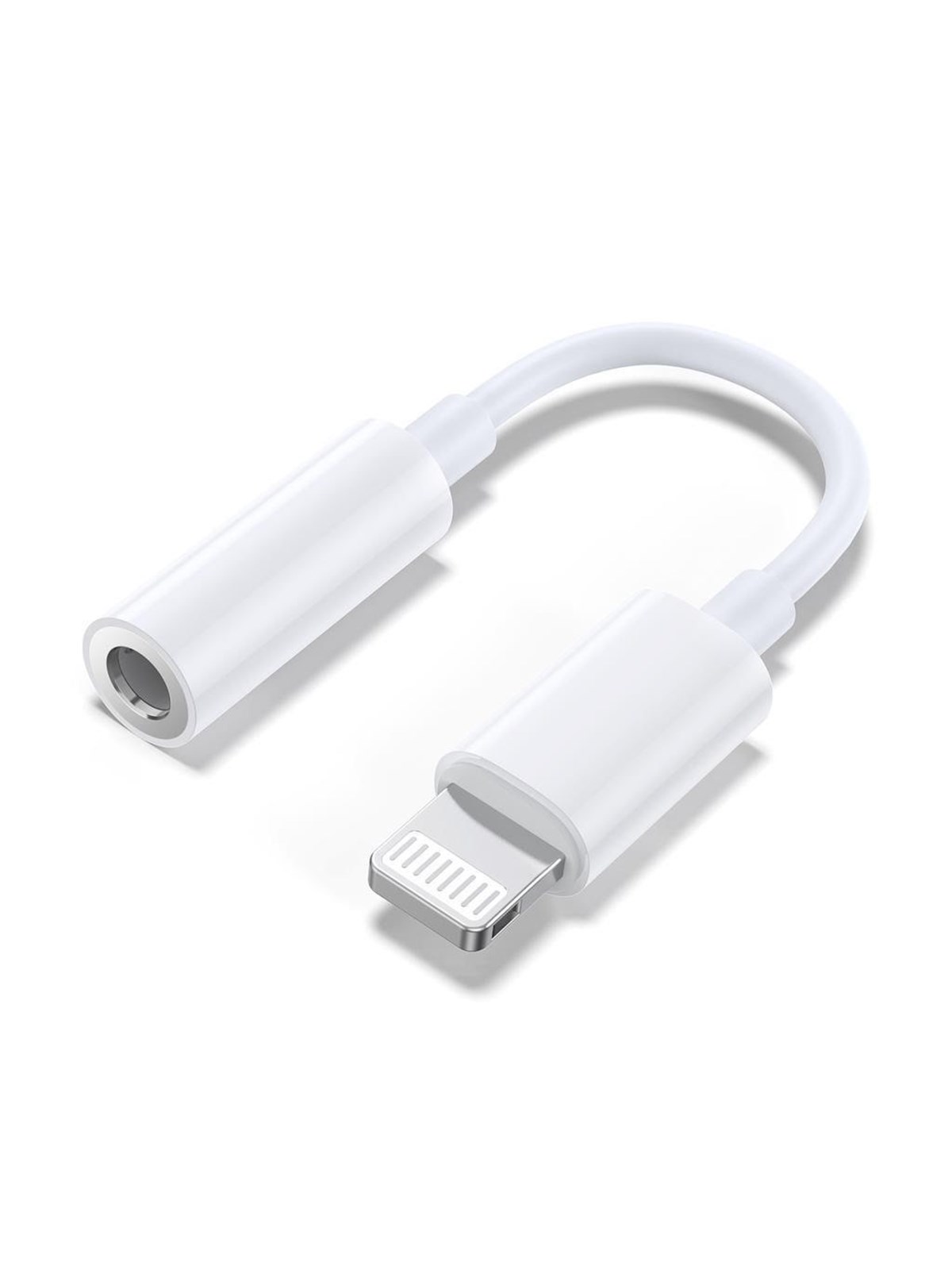 SiGN Lightning to 3.5mm AUX Adapter - White
