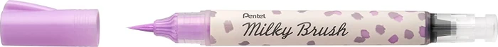 Pentel Milky Brush XGFH-PVX Brush-Pen lila, 1 St.