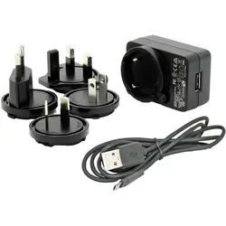 I.safe Mobile Ladeset Zone 2 Handy Ladegerät USB, Micro USB Schwarz (2 Ports), USB Ladegerät, Schwarz