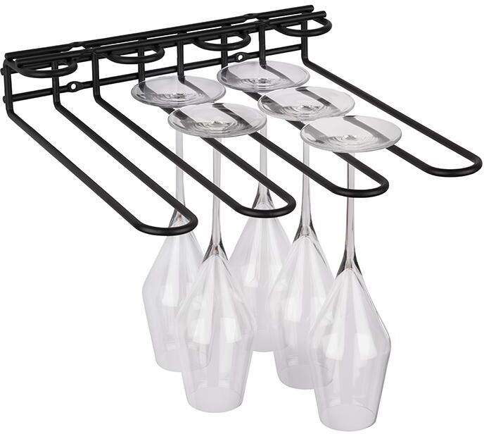 APS Binario per bicchieri 29,5 x 32 cm Nero