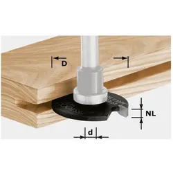 Festool, Fräser, Scheibennutfräser HW D40x1,5
