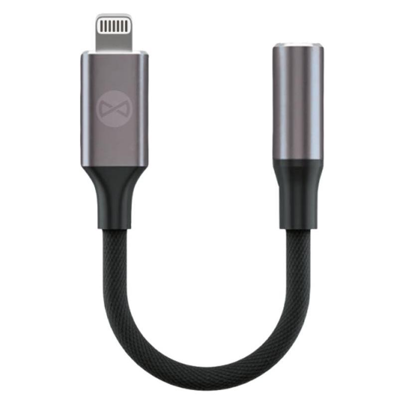 Forever Adapter Audio AJL-01 Klinke 3,5 mm - Lightning schwarz (TFADAPT003)