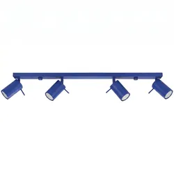 Sollux SL.2169 Deckenleuchte RING 4L ultramarin