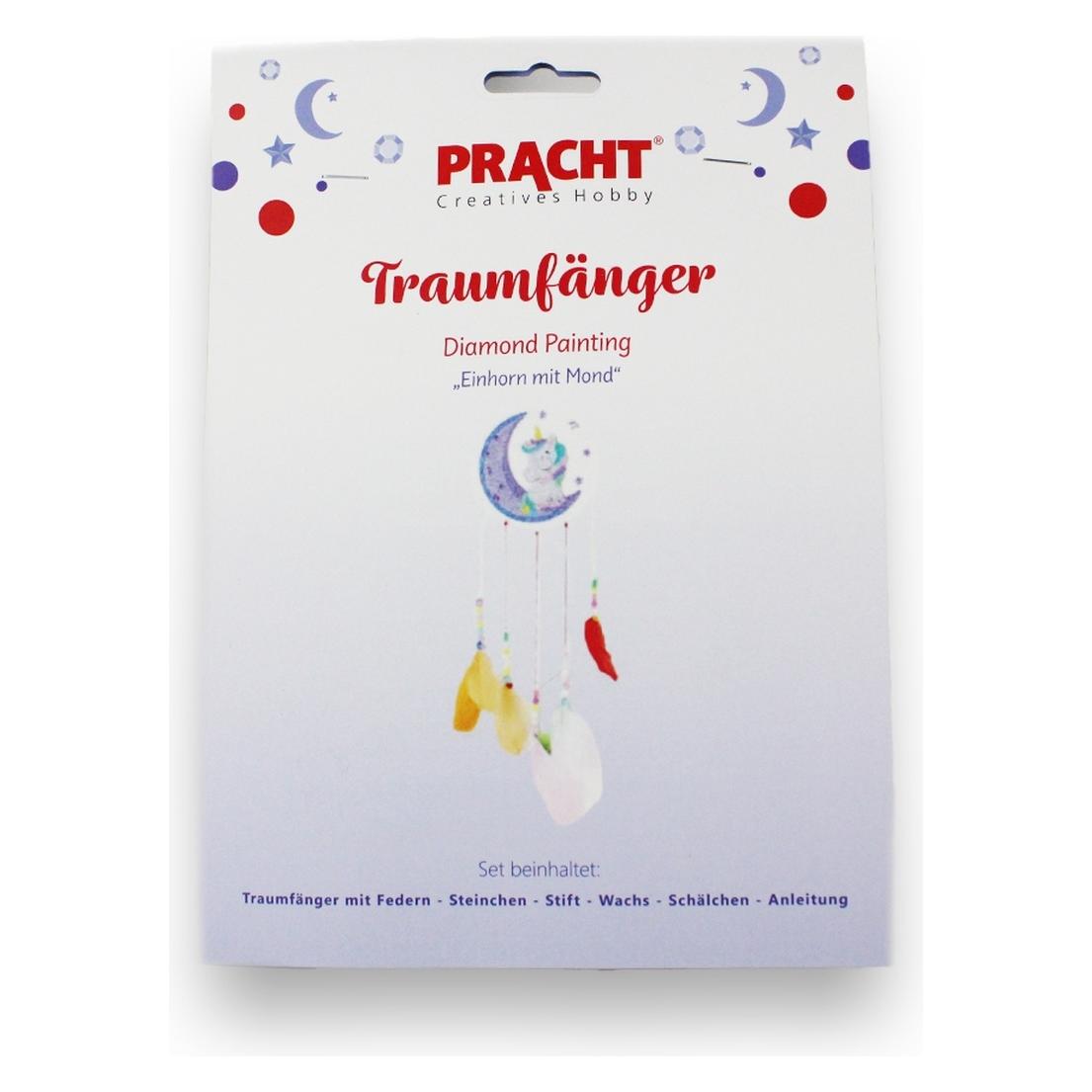 Pracht Diamond Painting Traumfänger Einhorn mit Mond (6045-15031)