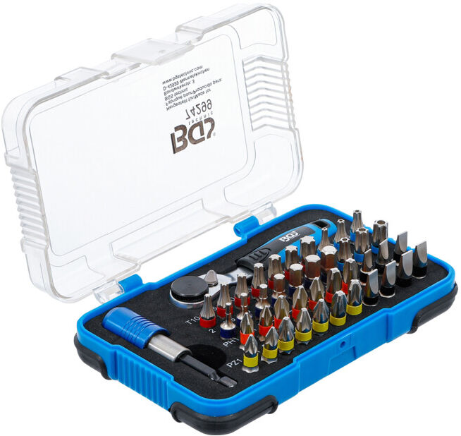 BGS technic BGS Color-Set de embouts, avec cliquet, entraînement hexagonal extérieur 6,3 mm (1/4
