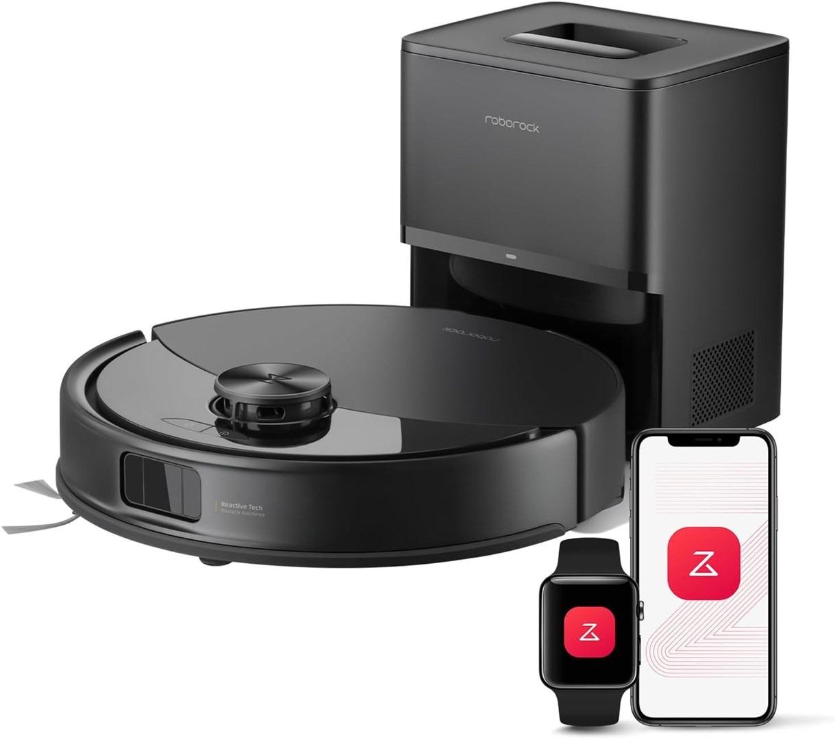 Roborock Q10 VF+, Beutellos, Schwarz, Staubbeutel, 0,5 l, Ladend, 65 dB