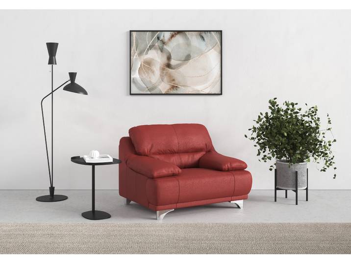 Sessel COTTA Maranello , rot, B:118cm H:86cm T:93cm, Sessel, Sessel