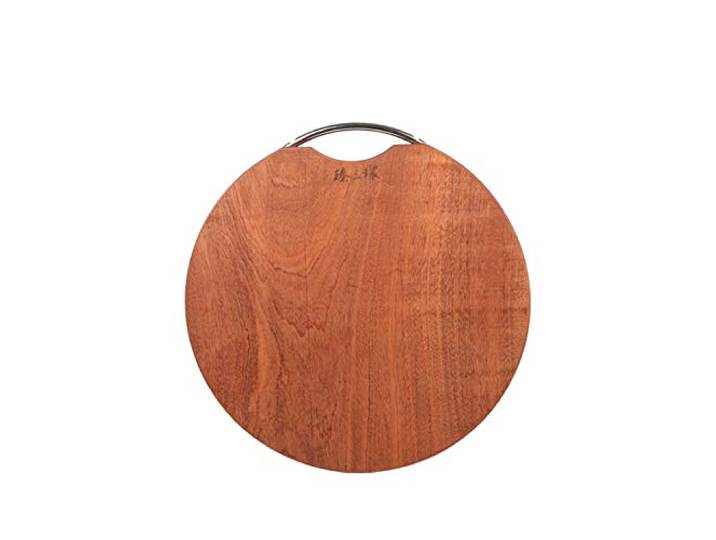 ZhenSanHuan Schneideblock, natürliches Schneidebrett, Sapeli-Holz, 34 cm