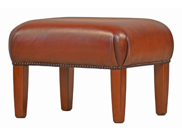 Kai Wiechmann Fußhocker Footstool Rindsleder klein Nagelung Kai Wiechmann Classic