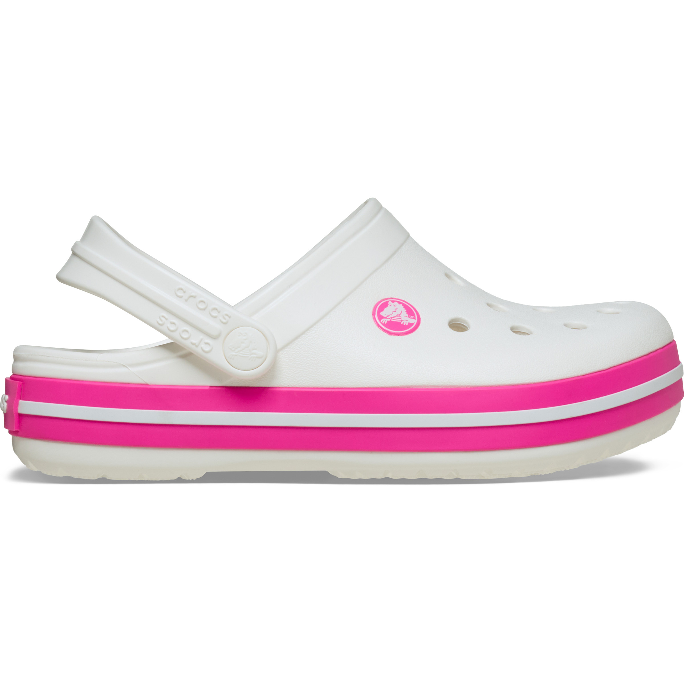 Crocs Crocband Clog Sandale Kinder Sandalen pink Größe 33 Lifestyle