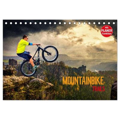 Mountainbike Trails (Tischkalender 2027 DIN A5 quer), CALVENDO Monatskalender