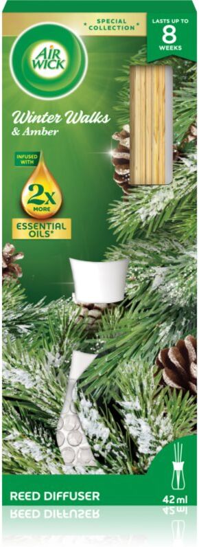 Air Wick Winter Walks&Amber diffuseur d'huiles essentielles avec recharge 42 ml