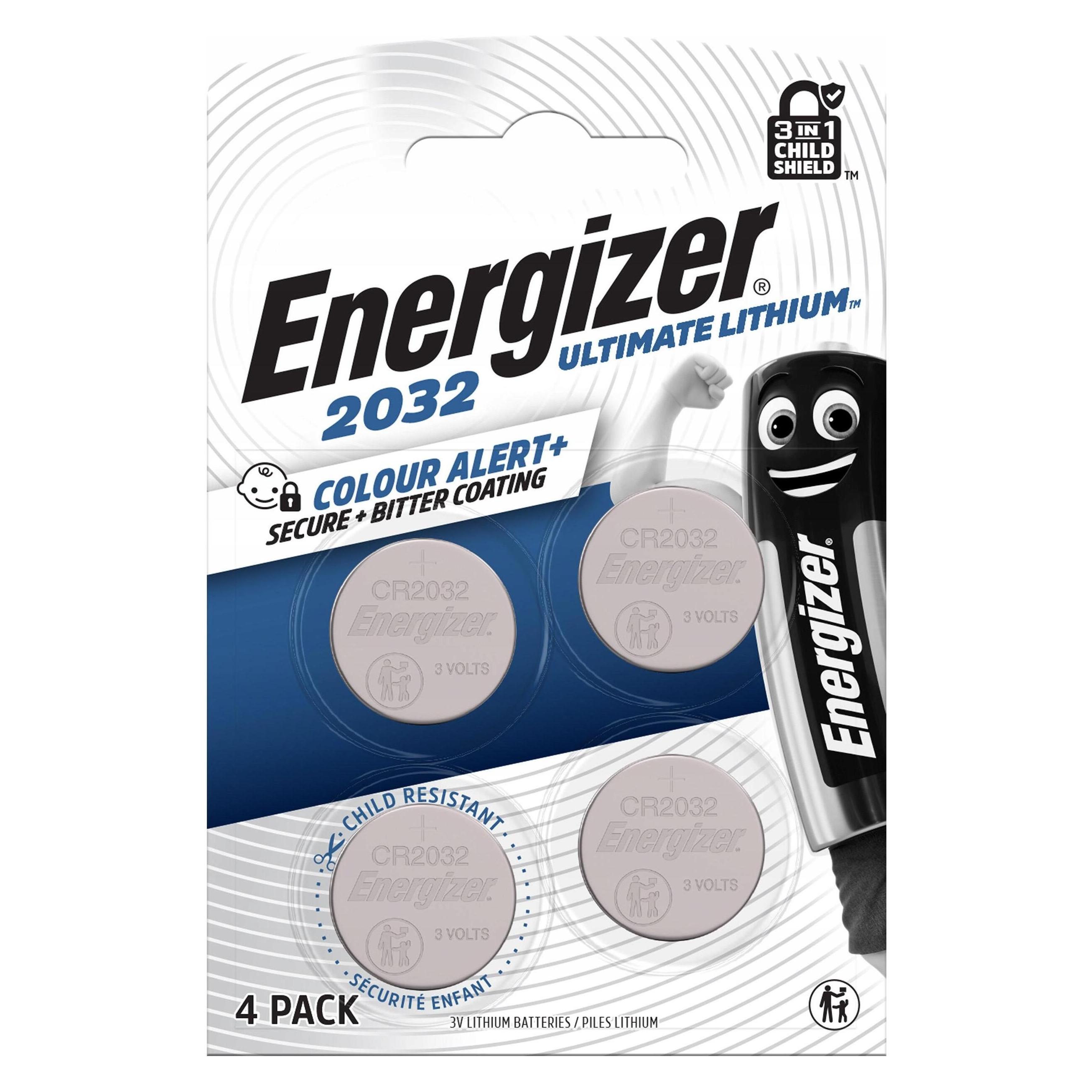 Energizer Ultimate Lithium (4 Stk., CR2032, 235 mAh) (E304206100)