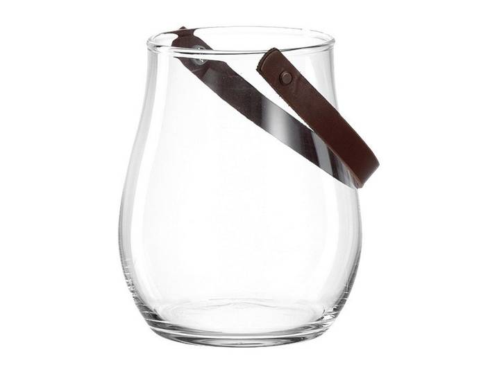 Leonardo Windlicht, Klar, Glas, 27.5x32x27.5 cm, Dekoration, Laternen & Windlichter, Windlichter
