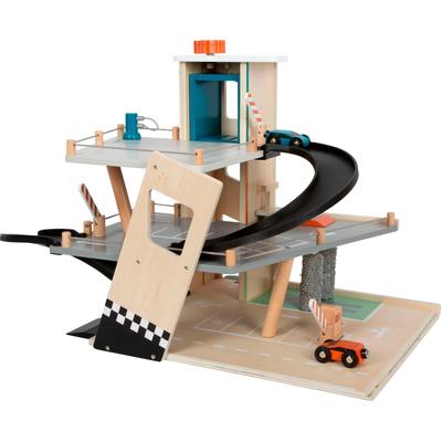 Spiel-Parkhaus SMALL FOOT "Parkhaus Rallye", bunt, Fahrzeug-Spielwelten, KinderB:36cm H:43cm T:62cm, Holz, Kunststoff, B:36cm H:43cm T:62cm
