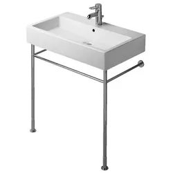 Duravit Vero Metallkonsole 0030661000 höhenverstellbar +5 cm, chrom, zu WT 045480