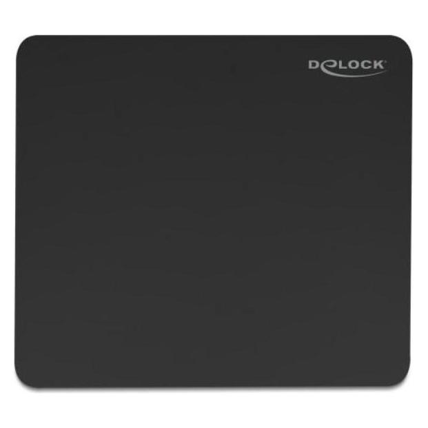 Delock Mauspad schwarz 450 x 400 mm "Glas"-Beschichtung (12149)