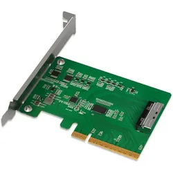 IcyDock MCIO Bi to PCle 5.0 xB Pcle Adapter with Redriver