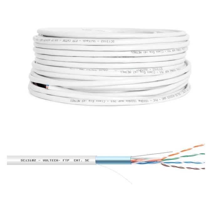 Vultech SC13102-100 Netzwerkkabel Grau 100 m Cat5e F/UTP (FTP) (CAT5e, 100 m) (SC13102-100)