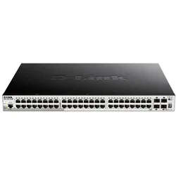 D-Link DGS-1510-52XMP/E, 52-Port Smart Managed PoE+ Gigabit Stack Switch
