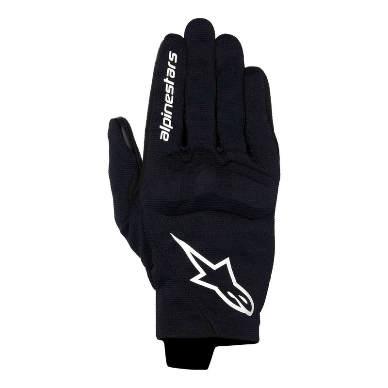 Gants cuir/textile Alpinestars Reef V2 black/white- M