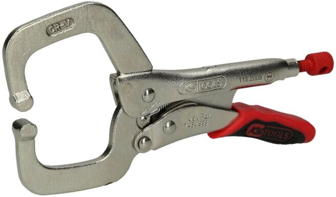Pince étau à souder avec système d‘ouverture / fermeture facile, 165mm ; KS Tools (115.2008)