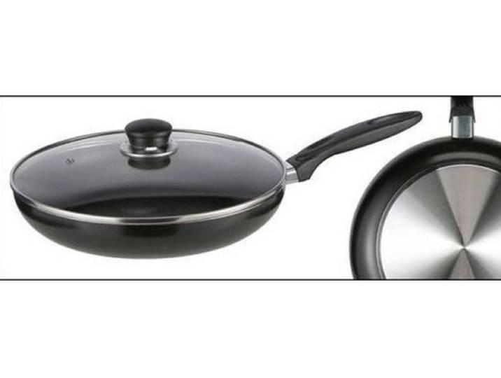 Haushalt 24100 - Koekenpan - aluminium - glazendeksel