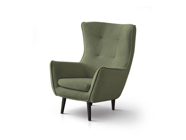 Beautysofa Sessel Moderner, stilvoller, sehr bequemer Hochstuhl Louis (B:82/H:107/T:93cm)