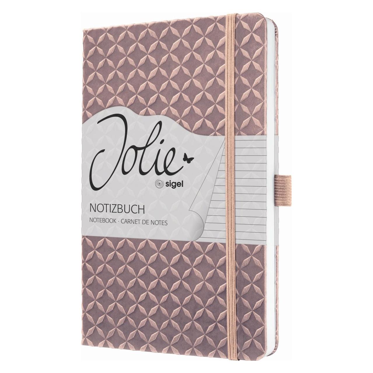 Jolie Notizbuch A5 (21 x 15 cm, Liniert, Harter Einband) (JN137)