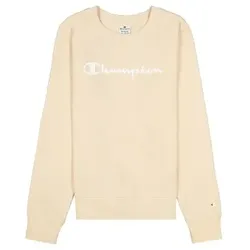 Champion American Classics Crewneck Sweatshirt W Beige Medium Damen