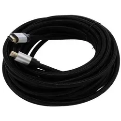 RS PRO HDMI-Kabel A HDMI Stecker B HDMI Stecker 8K (10 m), Videokabel, Schwarz