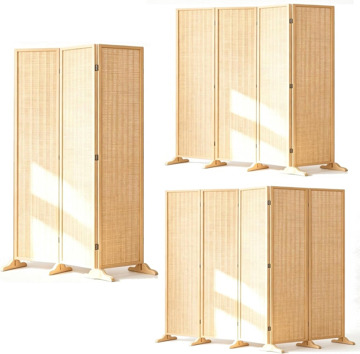 Opvouwbaar Privacyscherm Bamboe - Natuurlijke Kamerverdeler - 170 x 40 cm - Natuurlijk