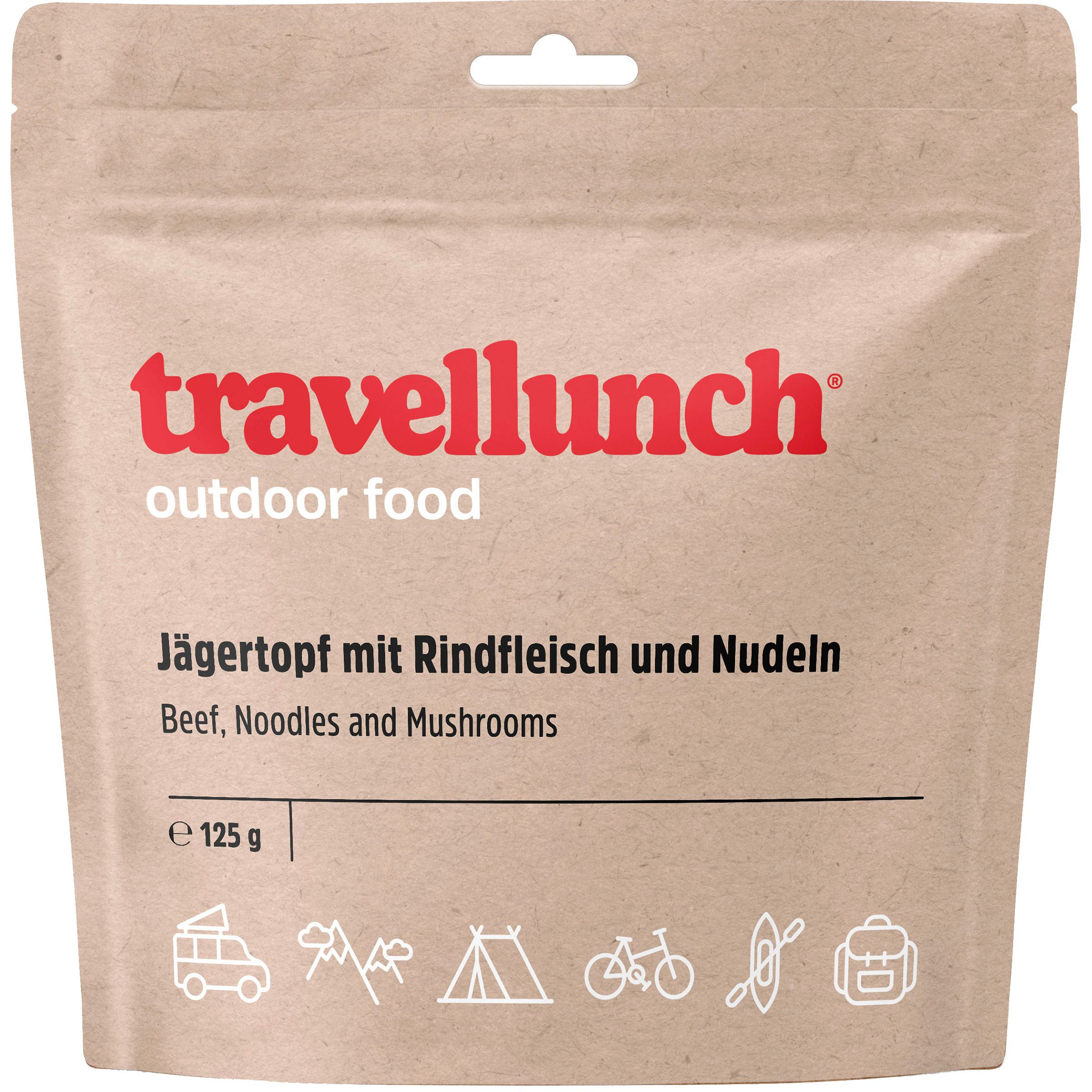 Travellunch Jägertopf Trekkingnahrung Größe 125G