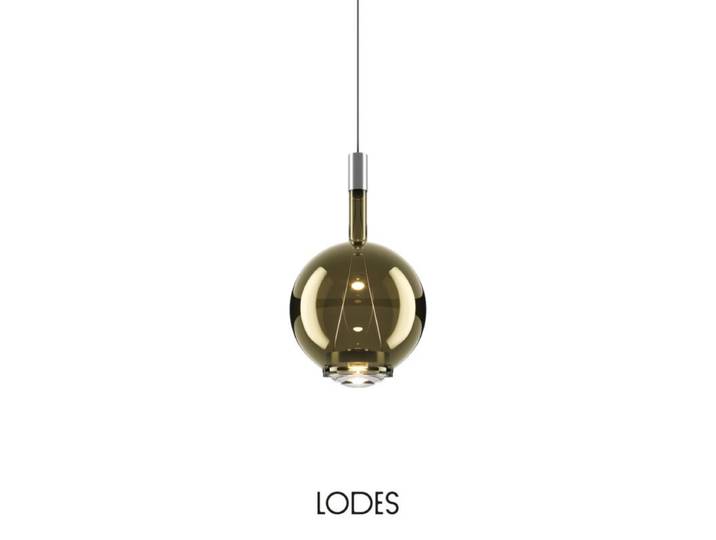 Lodes Pendelleuchte Sky-Fall Round, rund, aus geblasenem Glas -