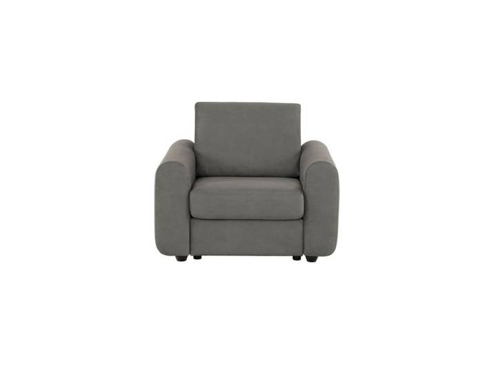 Fauteuil manchettes Kara NICARAGUA tissu apache anthracite