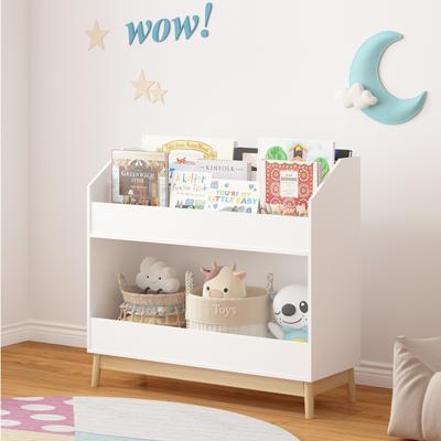 Telepassa Wooden Kids Bookcase Organizer