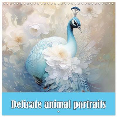 Delicate animal portraits (Wall Calendar 2027 12 × 12 Inch) CALVENDO 12 Month Wall Calendar