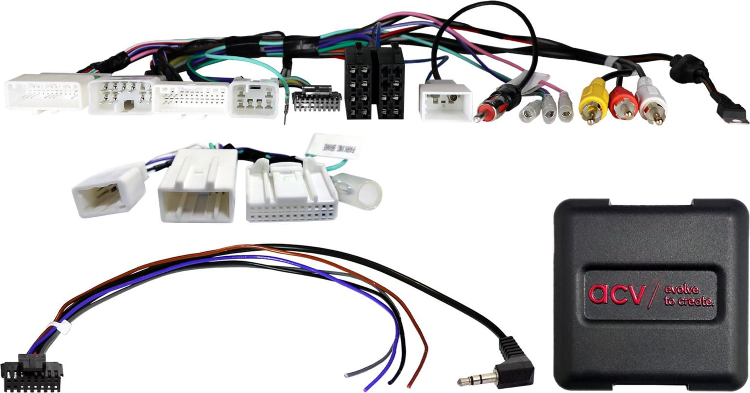 ACV 28-polige multi-aansluiting voor LFB Toyota voertuigen, losse antenne/camera